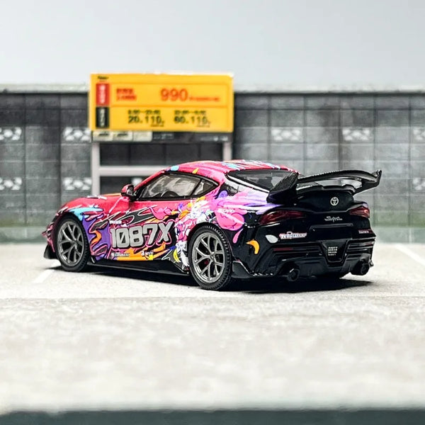 Mini Supra RC 1:43 rose - VortexRacing