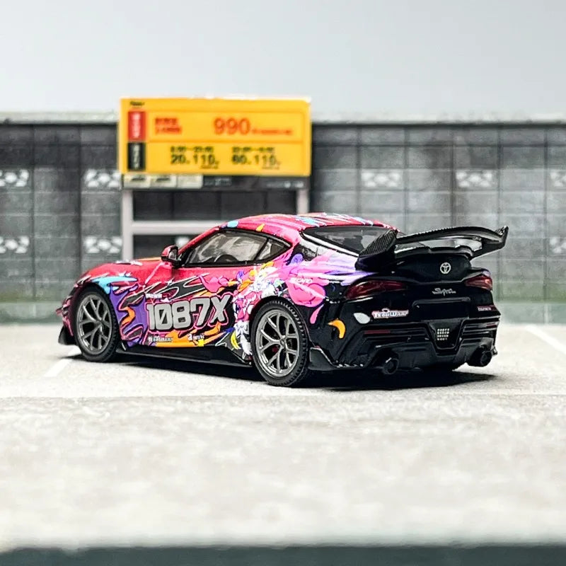 Mini Supra RC 1:43 rose - VortexRacing